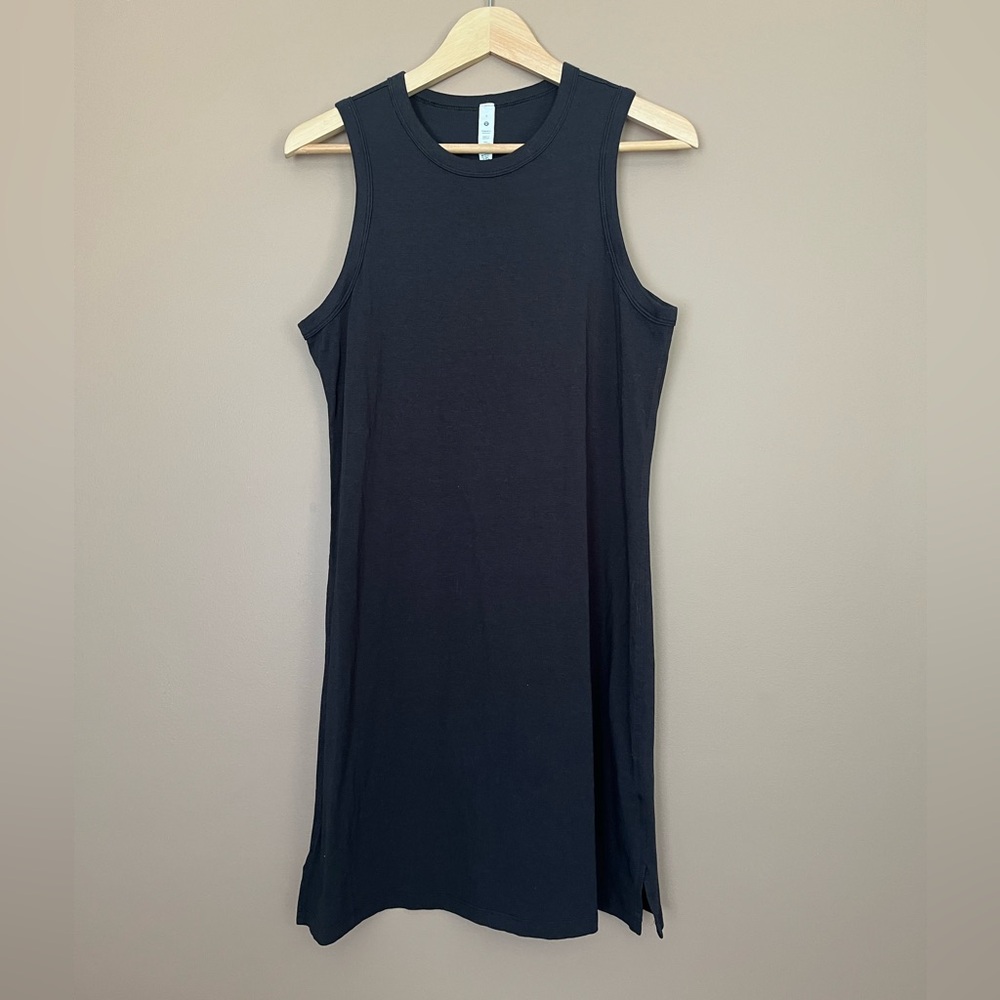 {Lululemon} Classic-Fit Cotton-Blend Dress in Black - Womens 6